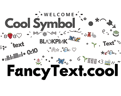 People using fancy text